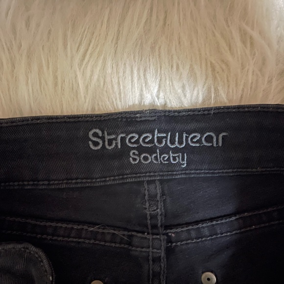 💄2 for 15$💄Streetwear Society Classic Jean Shorts Size 01 Womens US - Picture 4 of 4